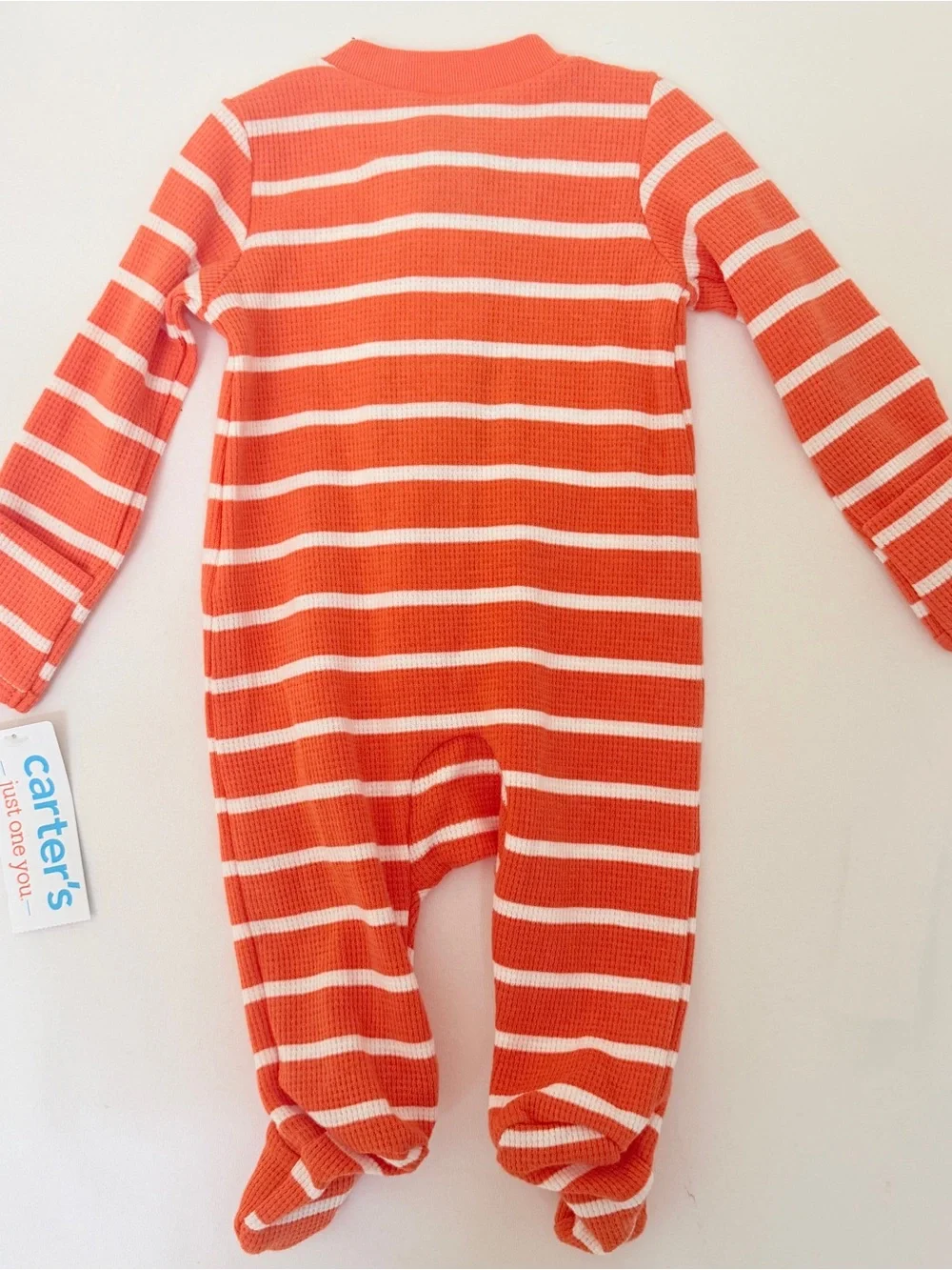 Carter's Halloween Pumpkin Footed Sleeper Newborn NWT